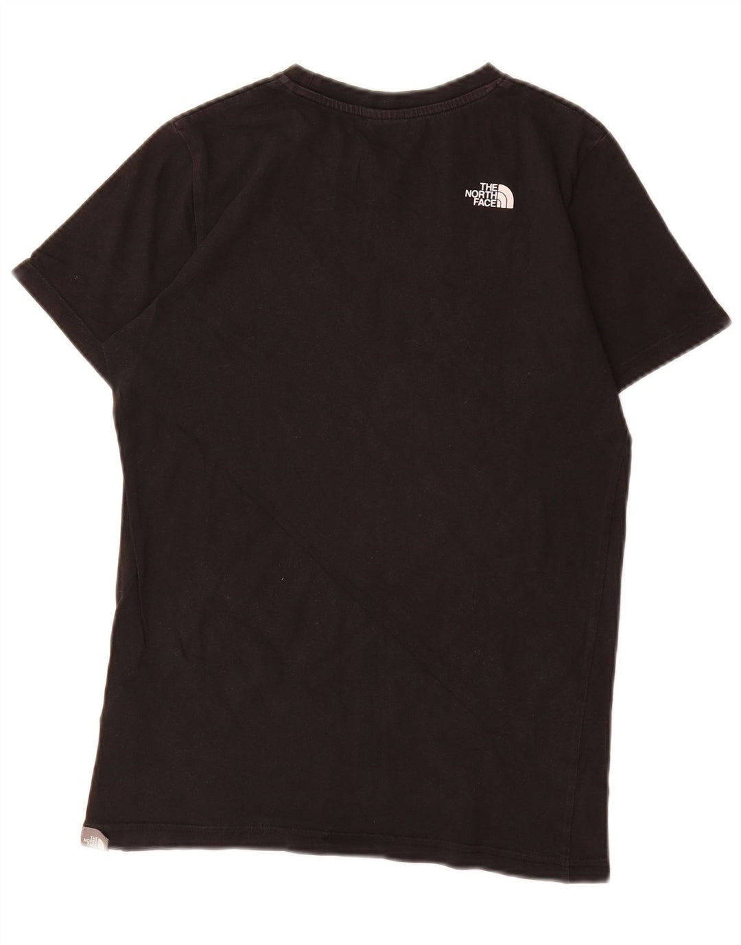 THE NORTH FACE Boys Graphic T-Shirt Top 14-15 Years XL Black Cotton