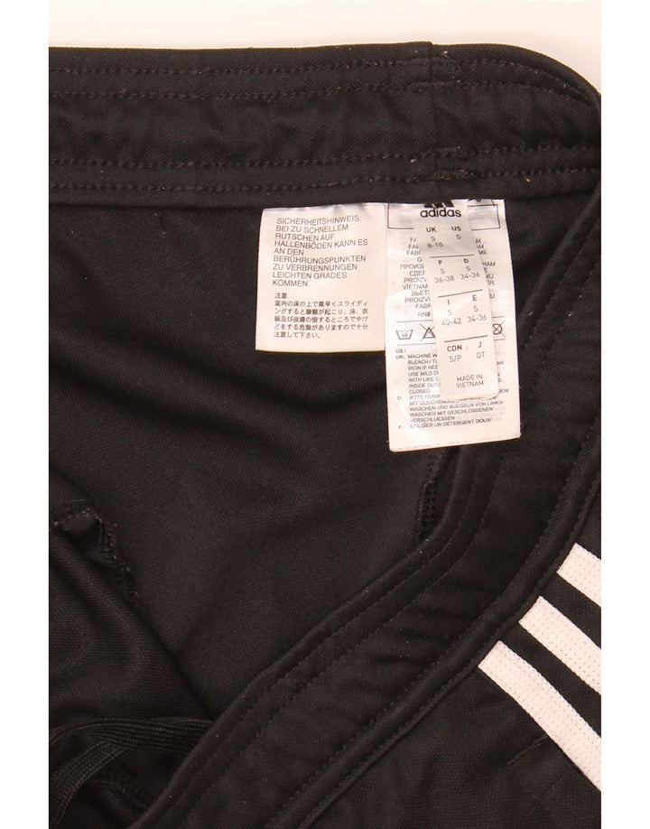 ADIDAS Womens Aeroready Tracksuit Trousers UK 8/10 Small  Black Polyester