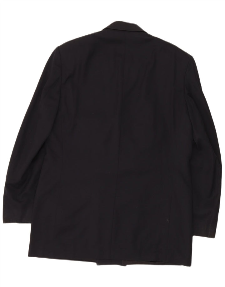 MARKS & SPENCER Mens Double Breasted Blazer Jacket UK 42 Large Navy Blue