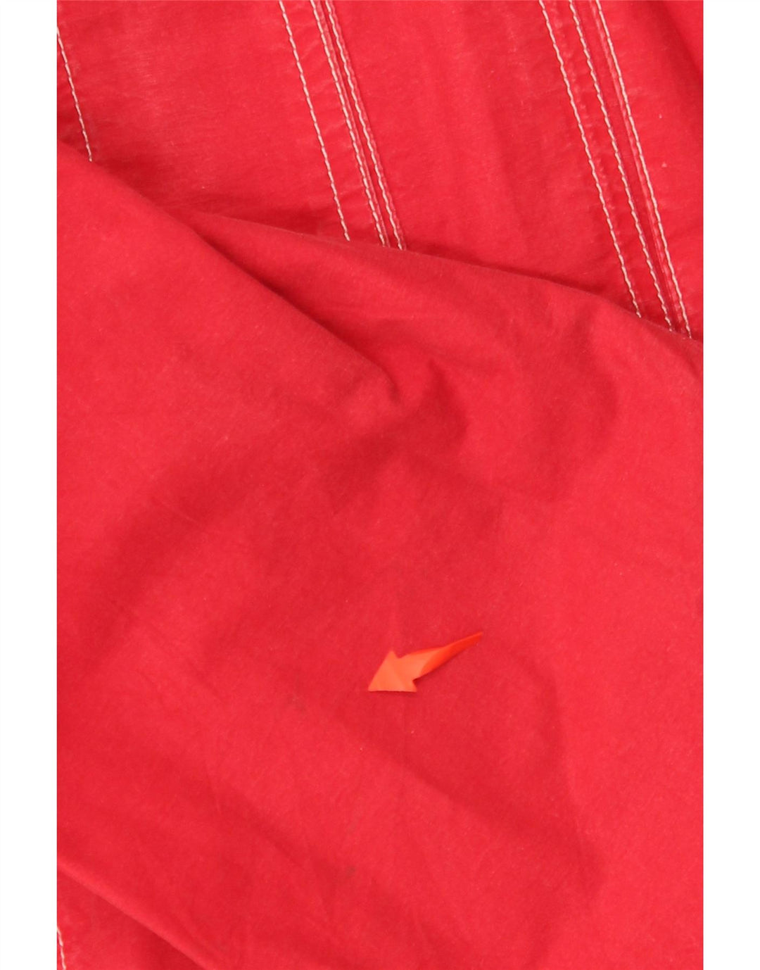 MASH Womens Oversized Hooded Utility Jacket UK 14 Medium Red Cotton