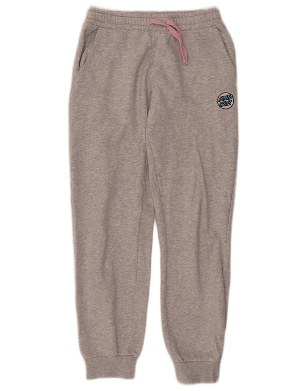 Santa Cruz Womens Tracksuit Trousers Joggers UK 12 Medium Grey Cotton