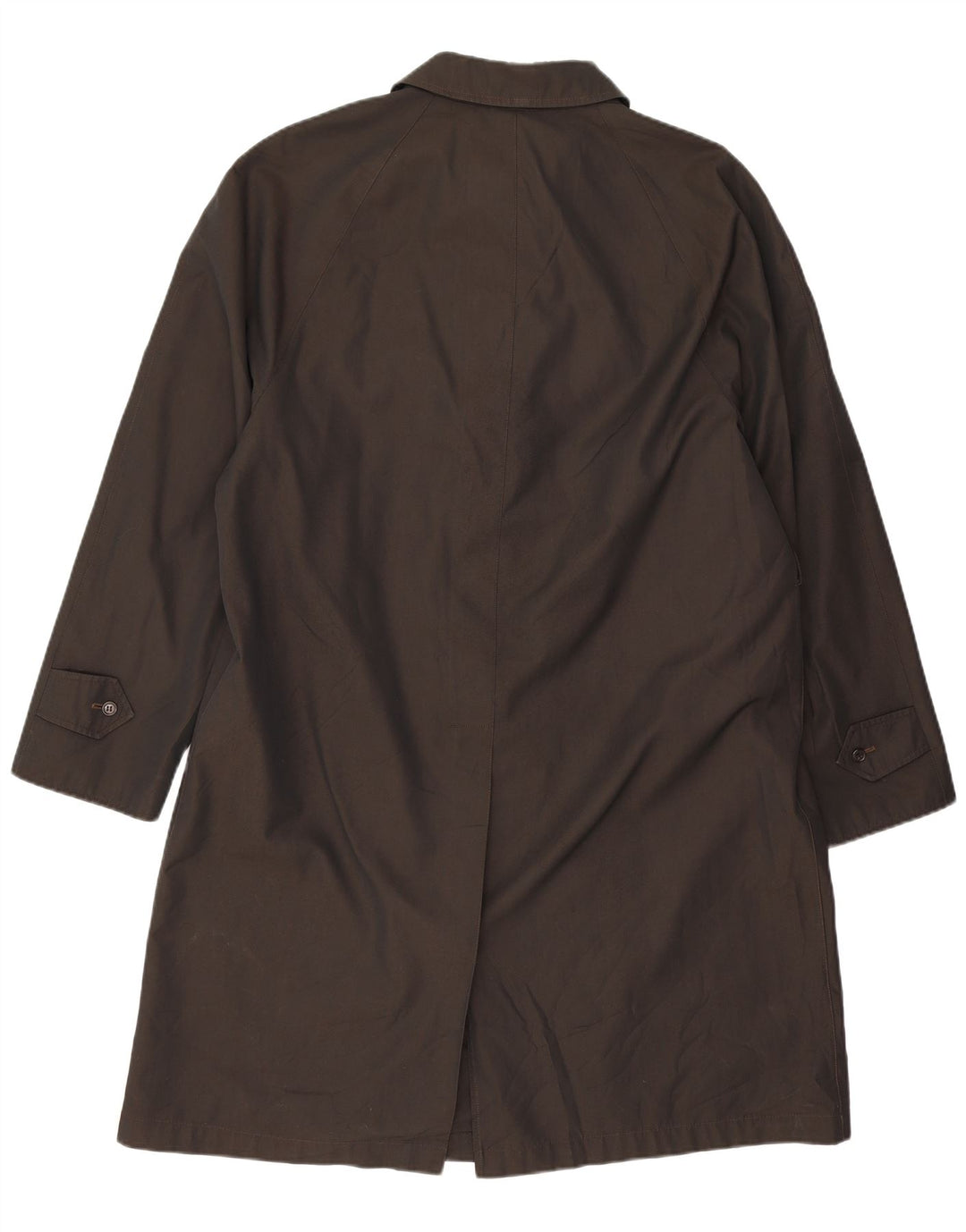 VINTAGE Mens Overcoat UK 40 Large Black