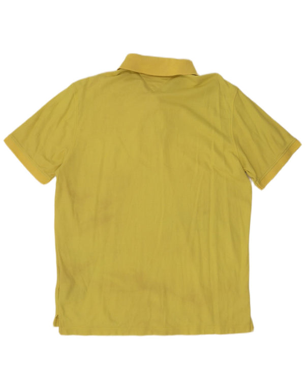 Tommy Hilfiger Mens Slim Fit Polo Shirt 2XL Yellow Cotton