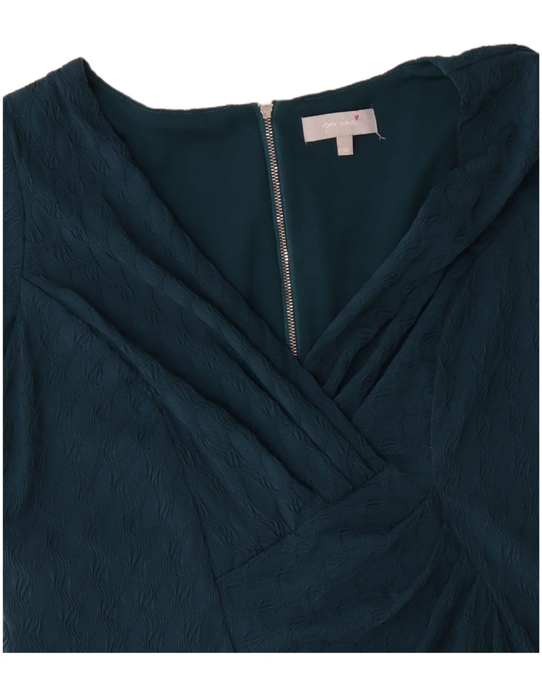 PER UNA Womens Sheath Dress UK 18 XL Blue Polyester