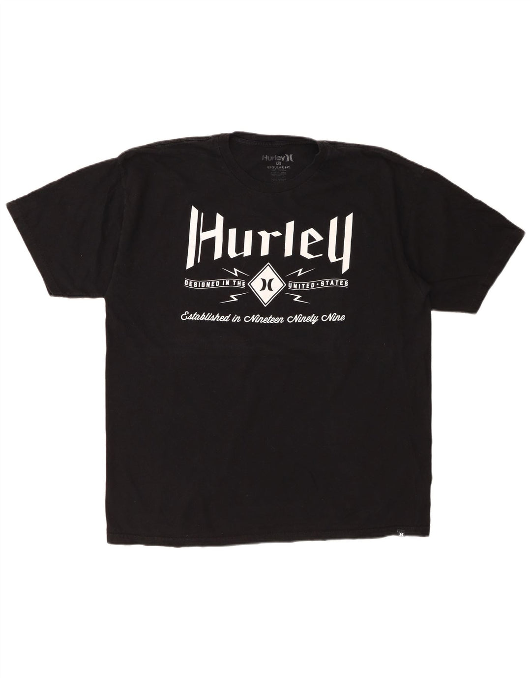 HARLEY Mens Regular Fit Graphic T-Shirt Top XL Black Cotton