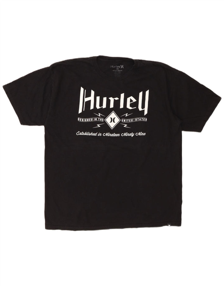HARLEY Mens Regular Fit Graphic T-Shirt Top XL Black Cotton