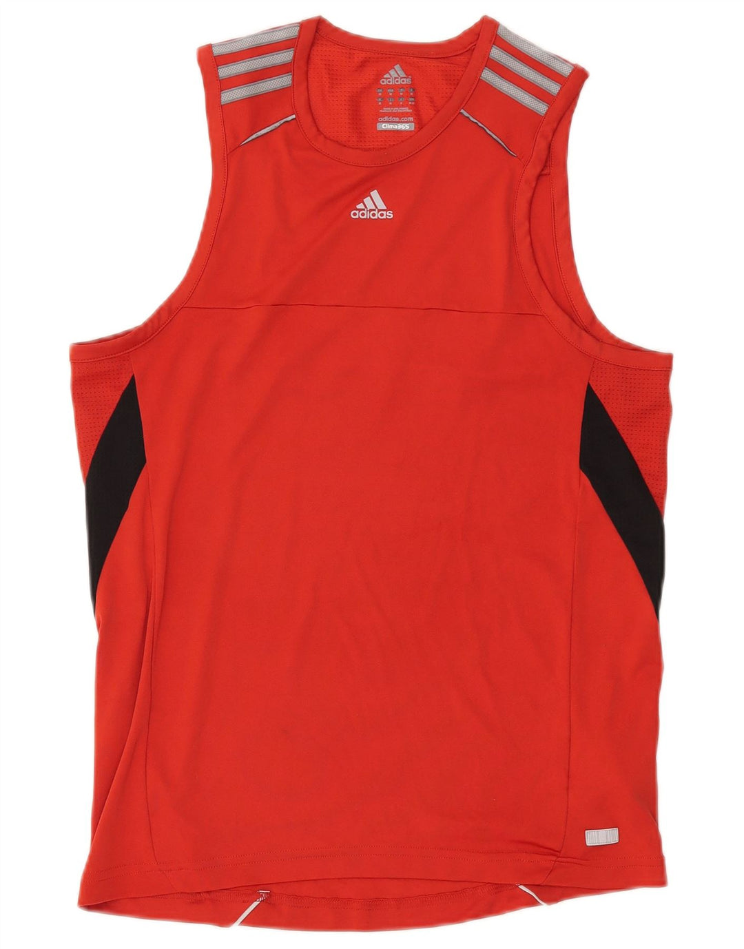 Adidas Mens Vest Top Medium Red Polyester