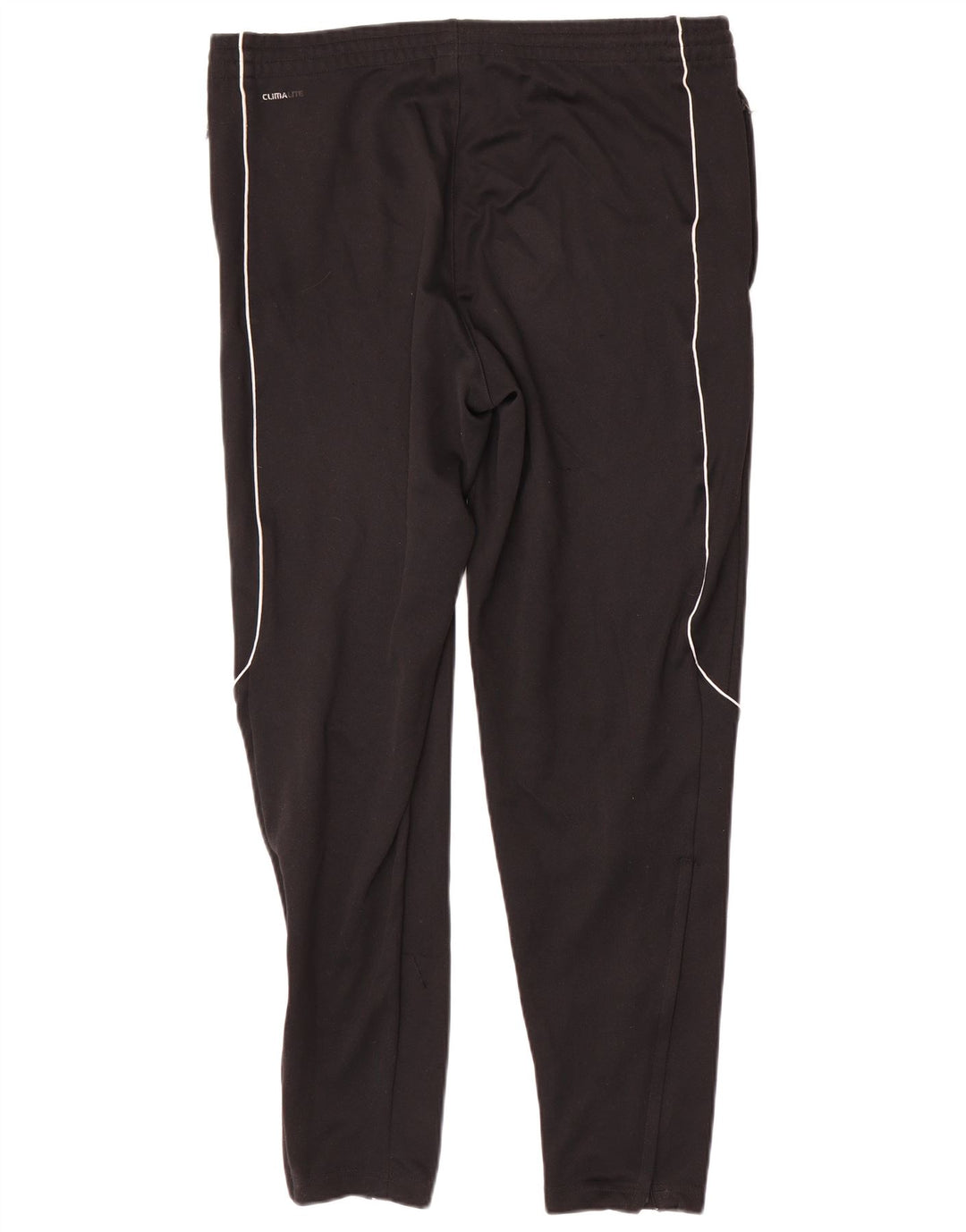 Adidas Mens Climalite Tracksuit Trousers Medium Black Colourblock Polyester