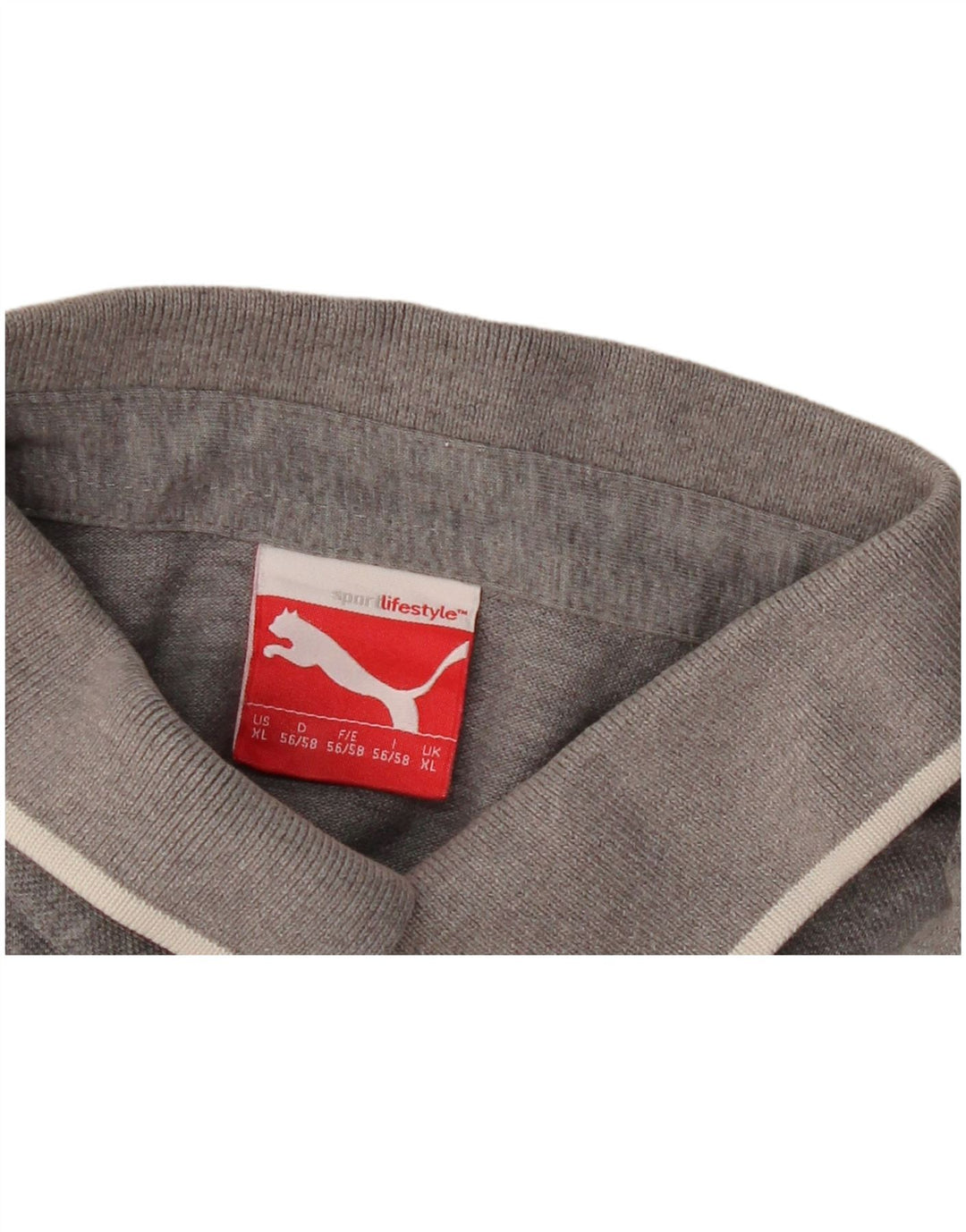 Puma Mens Polo Shirt XL Grey
