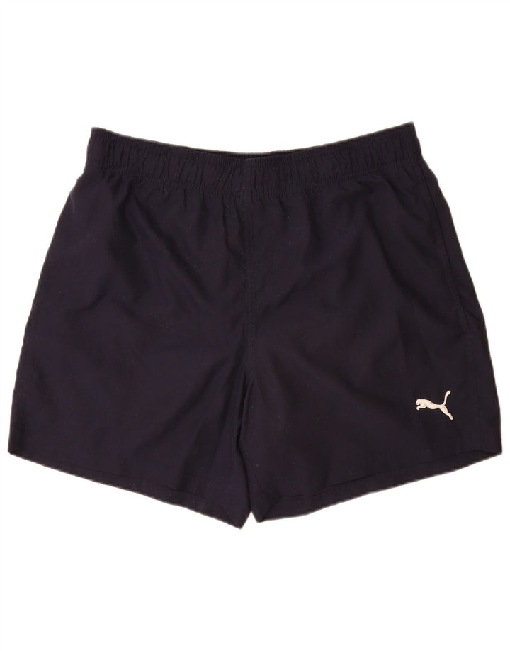 PUMA Mens Swimming Shorts Large Navy Blue