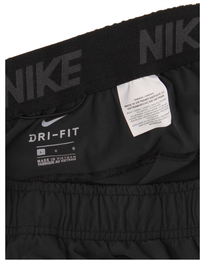 Nike Mens Dri Fit Sport Shorts Large  Black Polyester