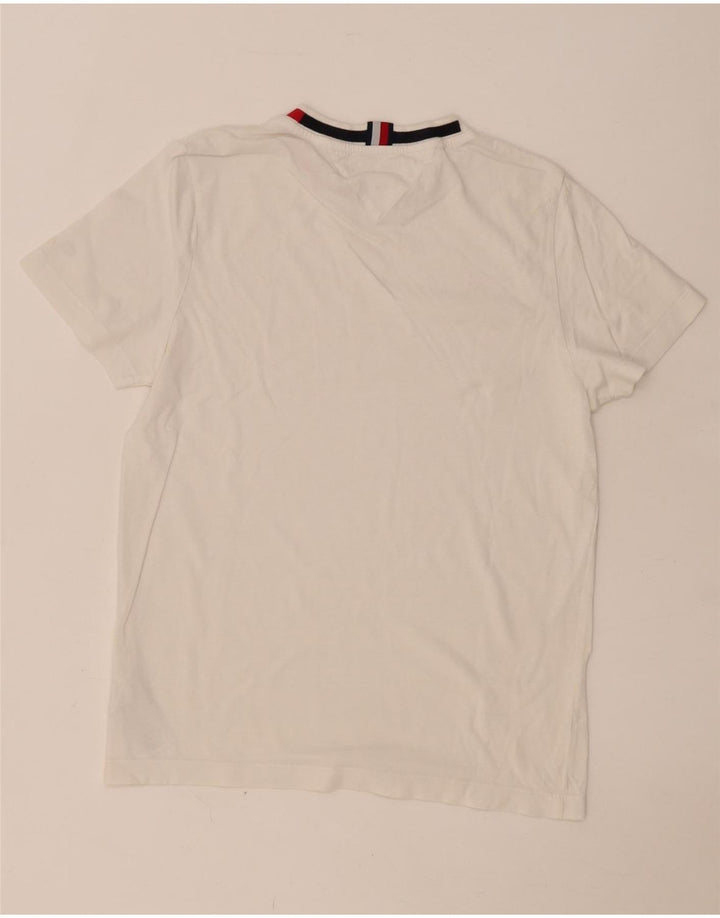 Tommy Hilfiger Mens T-Shirt Top XS White Cotton