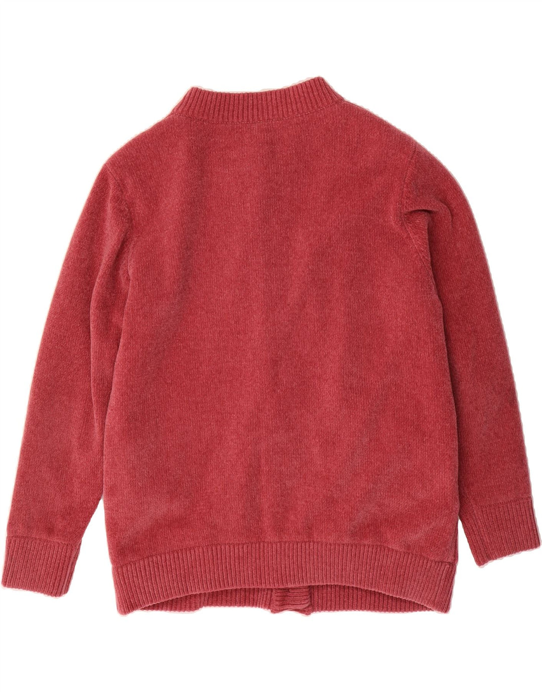 REFLECT Womens Oversized Cardigan Sweater UK 10 Small Red Acrylic Vintage Reflect and Second-Hand Reflect from Messina Hembry 