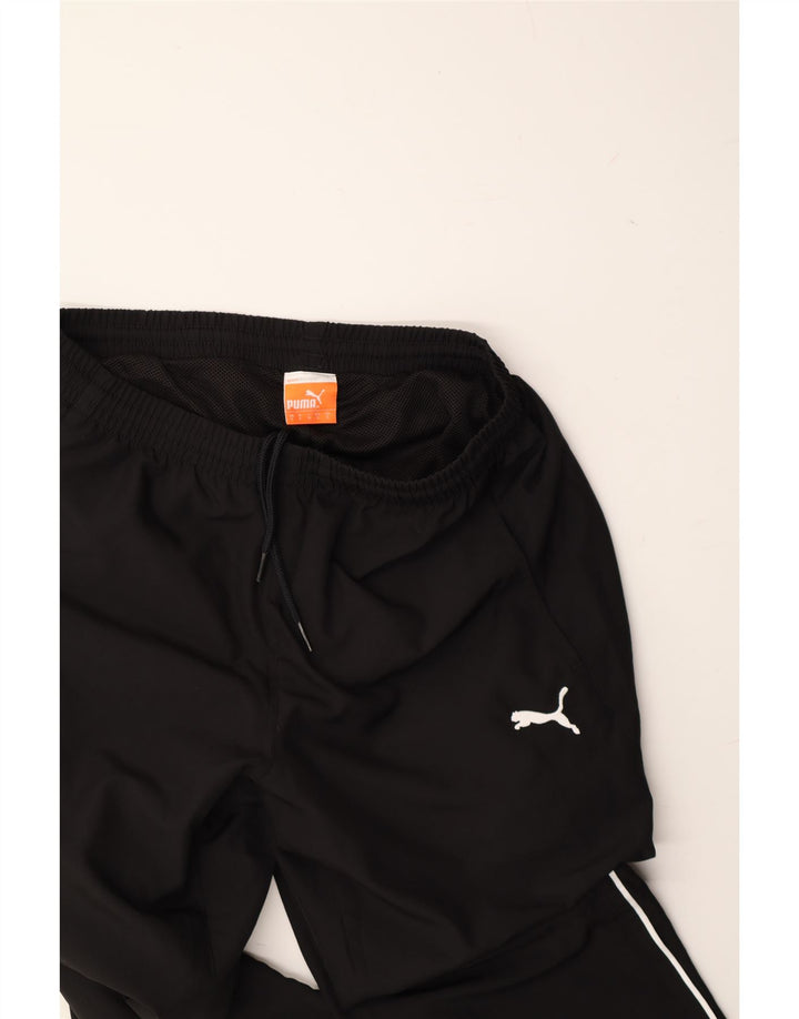 PUMA Mens Tracksuit Trousers Small  Black Vintage Puma and Second-Hand Puma from Messina Hembry 
