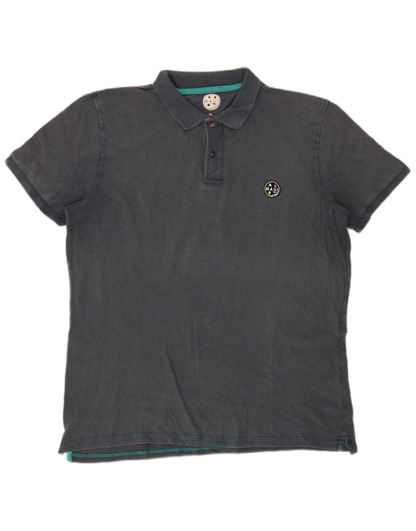 Maui and Sons Mens Polo Shirt XL Grey Cotton
