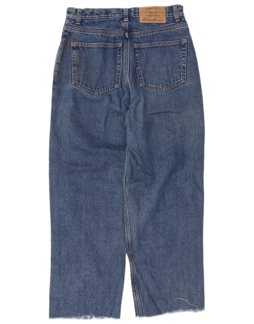 Eddie Bauer Womens High Waist Cropped Jeans US 8 Medium W28 L24 Blue