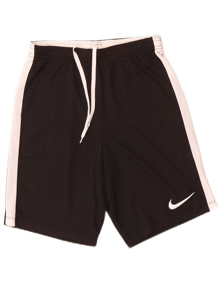 Nike Mens Dri Fit Sport Shorts Small Black Colourblock Polyester