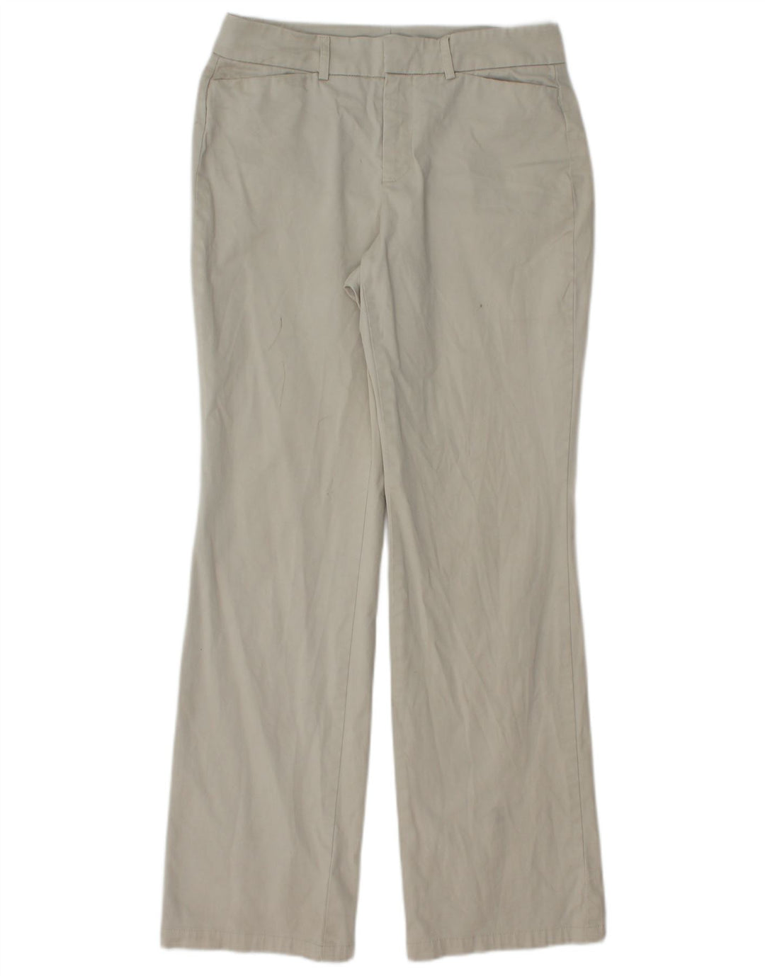 DOCKERS Womens Ideal Fit Casual Trousers US 6 Medium W28 L30 Beige