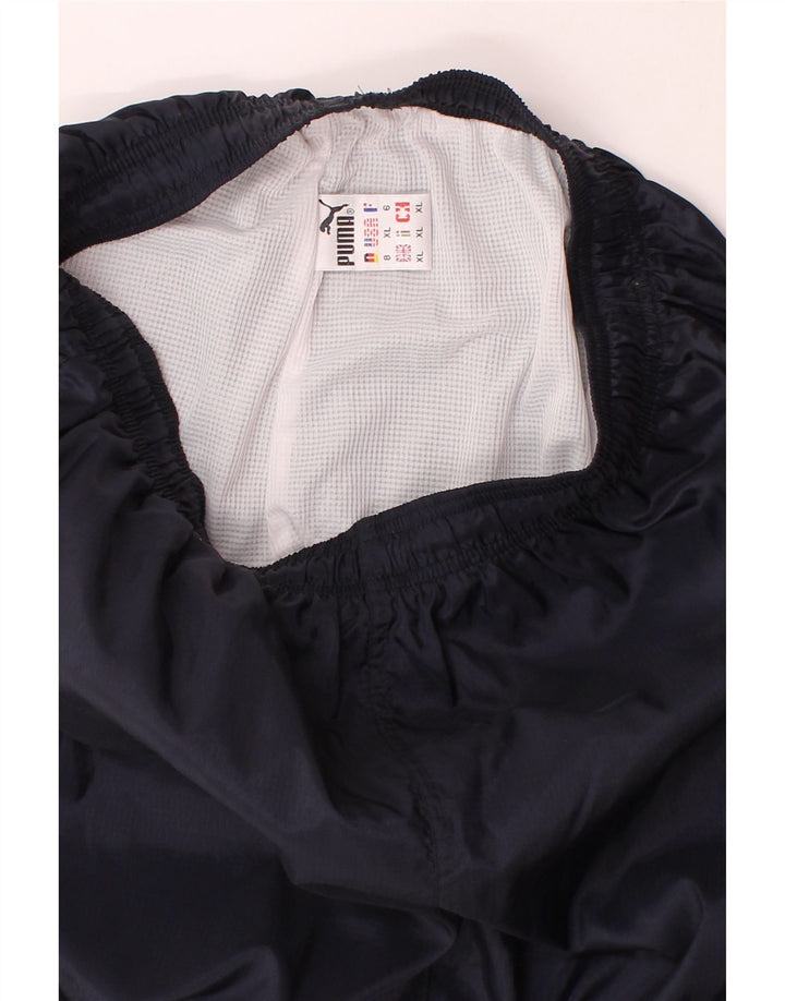 PUMA Mens Tracksuit Trousers Joggers XL  Navy Blue Polyester Vintage Puma and Second-Hand Puma from Messina Hembry 