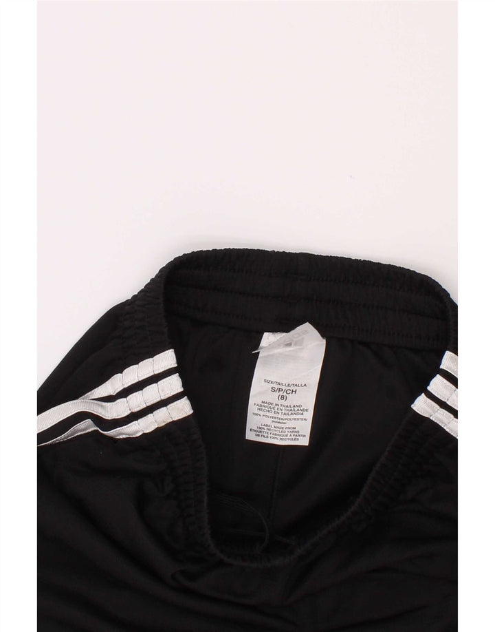 Adidas Boys Sport Shorts 7-8 Years Small Black Polyester