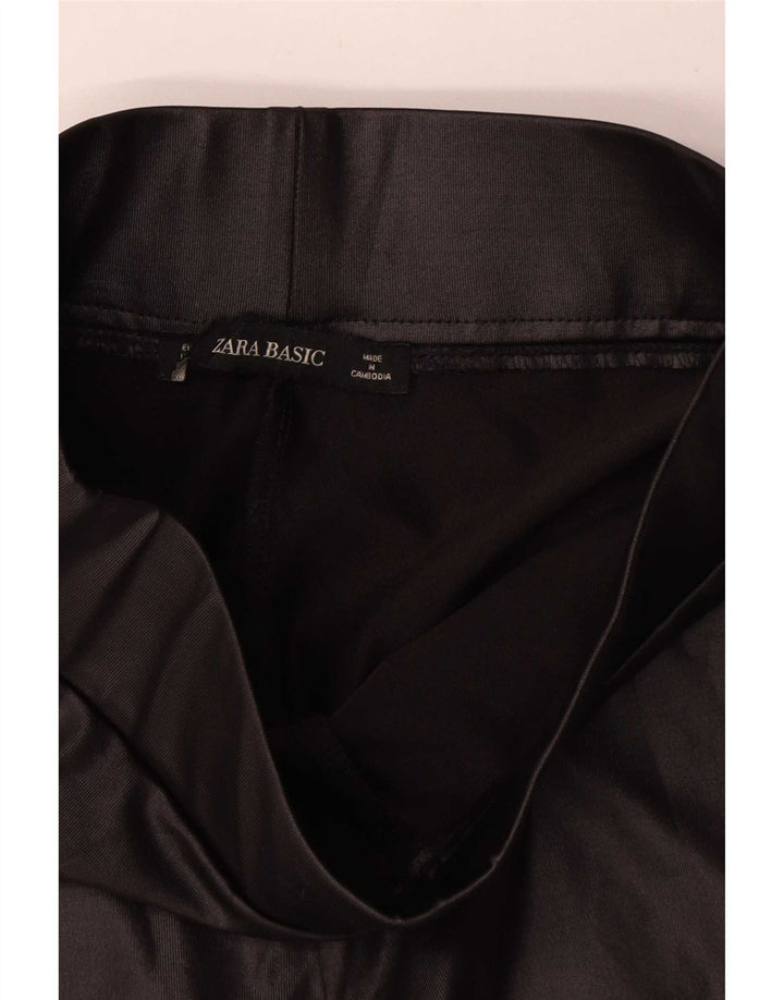 Zara Womens Leggings UK 8 Small  Black