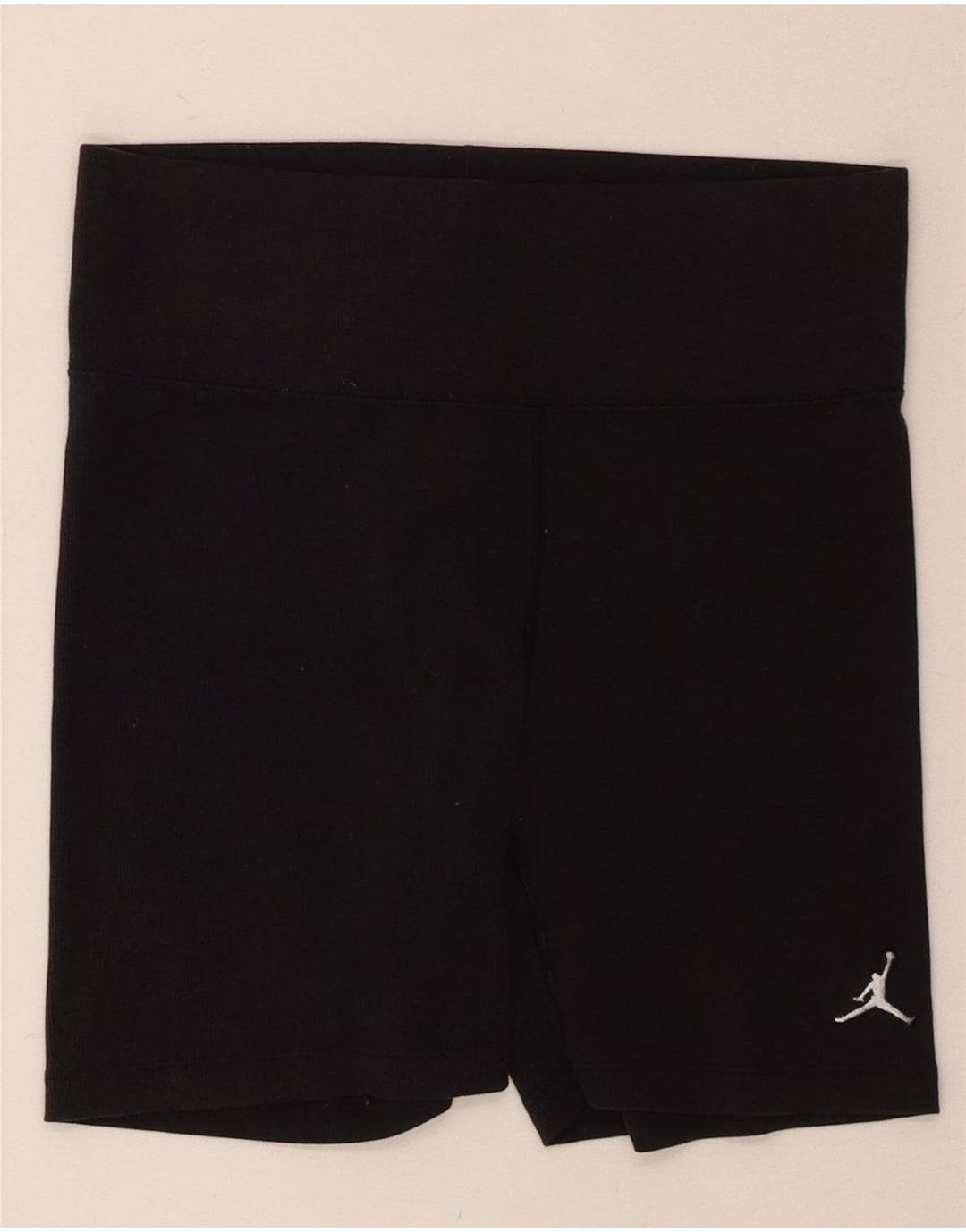 JORDAN Womens Tight Fit Sport Shorts UK 12  Medium  Black Polyester Vintage Jordan and Second-Hand Jordan from Messina Hembry 