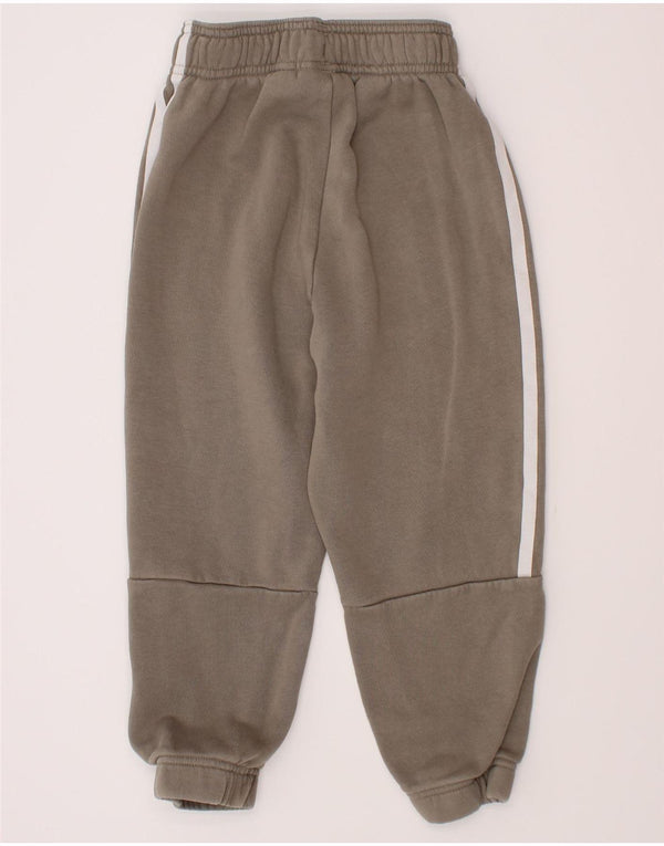 Adidas Boys Tracksuit Trousers Joggers 4-5 Years  Grey Cotton