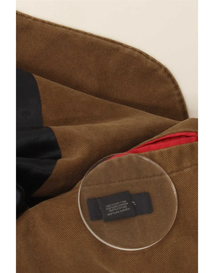 Gant Mens 2 Button Blazer Jacket EU 48 Medium Brown Cotton