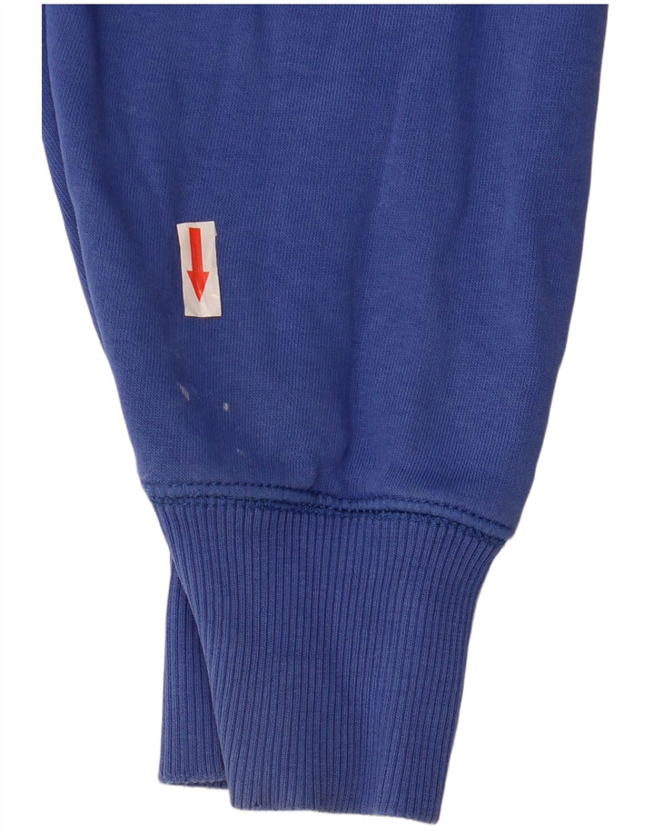 Nike Mens Zip Hoodie Sweater Large Blue Cotton