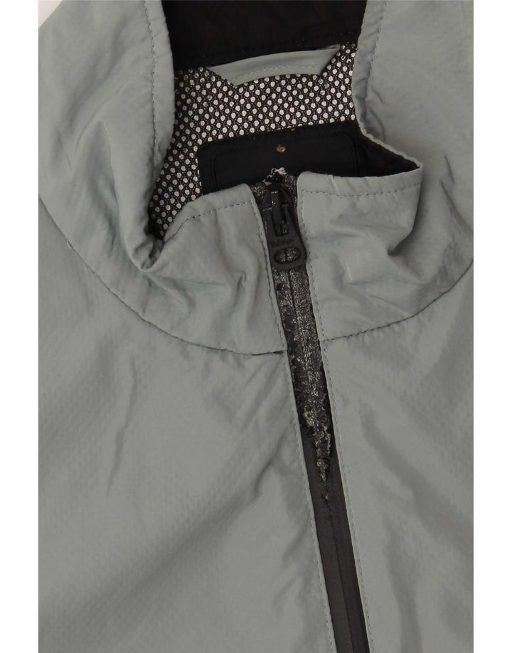 Refrigue Mens Bomber Jacket UK 38 Medium Grey Colourblock Polyester