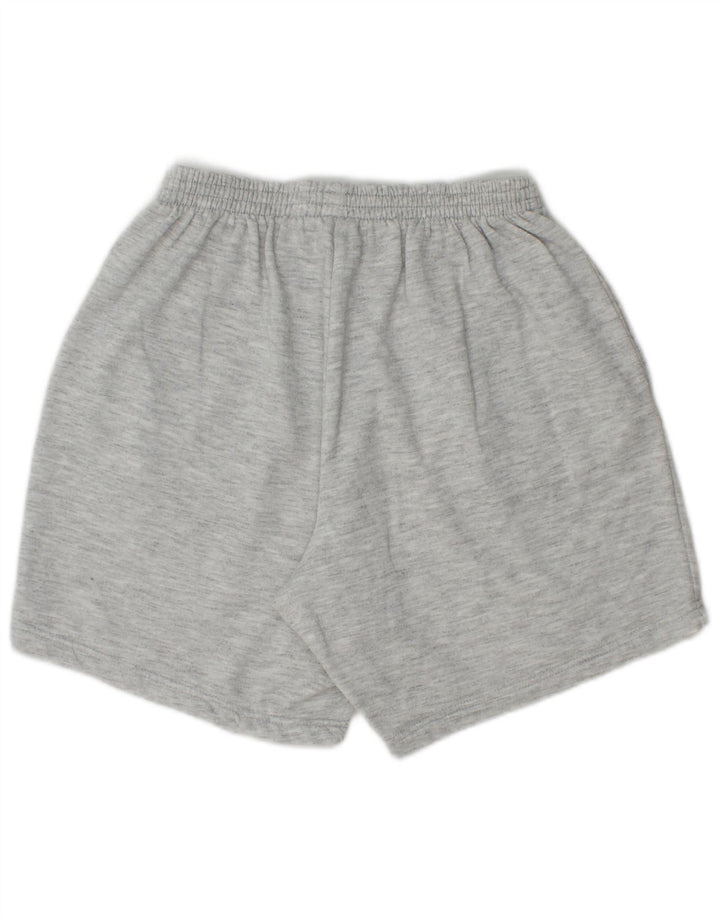 Asics Mens Graphic Sport Shorts Small Grey Polyester