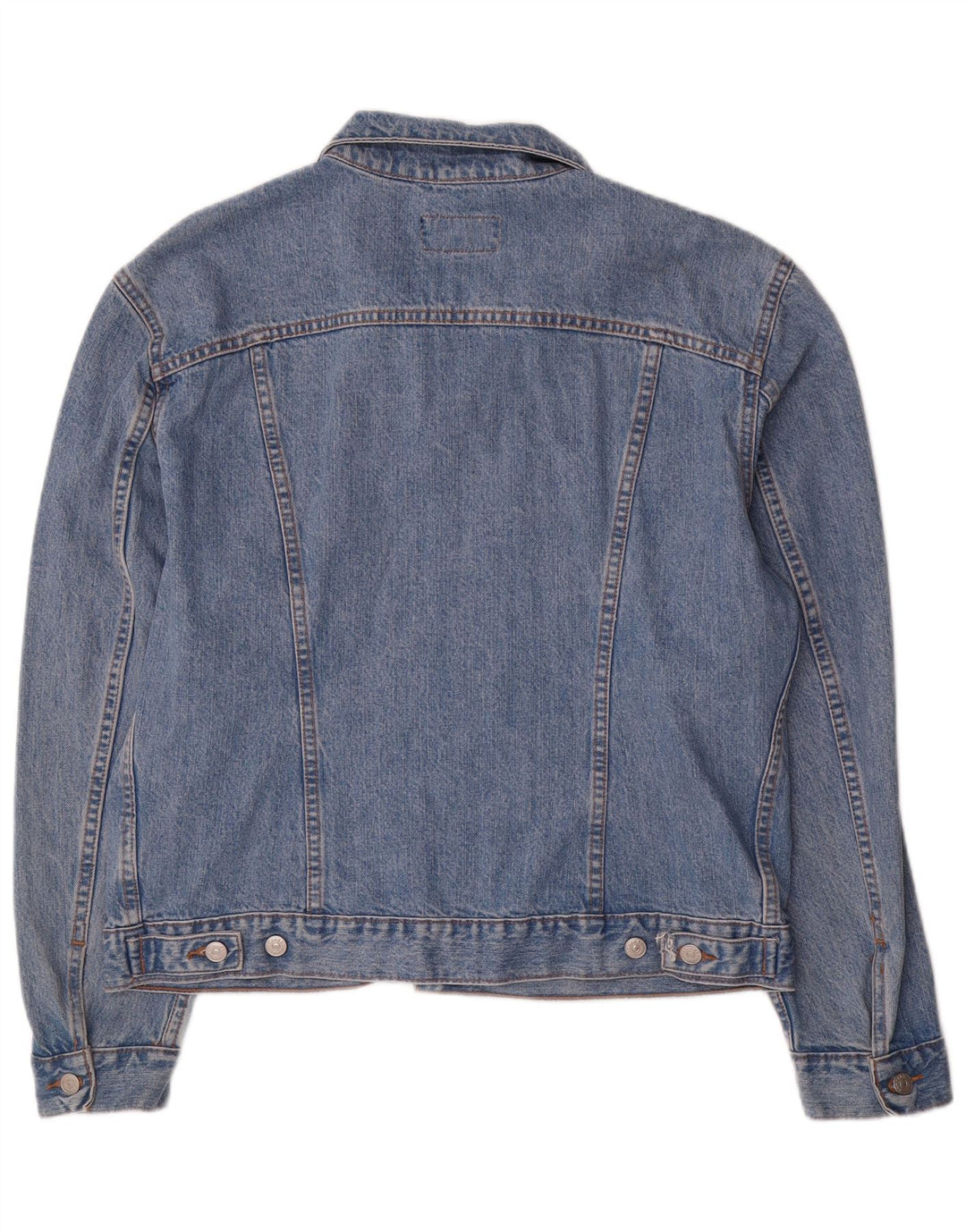 CARRERA Mens Denim Jacket UK 40 Large Blue Cotton