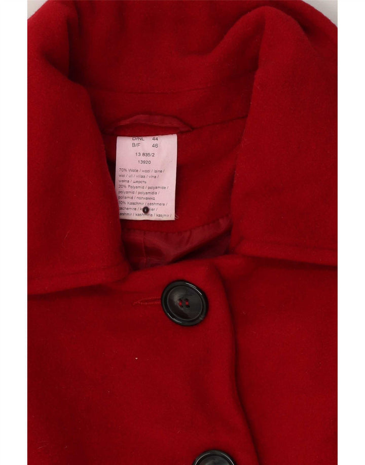 Vintage Womens Jacket EU 46 XL Red Wool