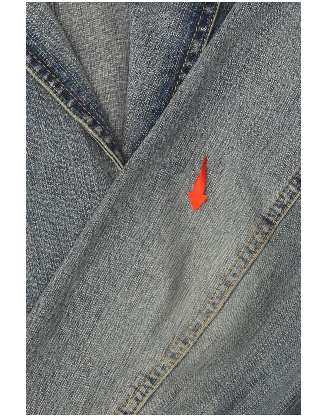 ESPRIT Womens 2 Button Denim Blazer Jacket UK 16 Large Blue Cotton