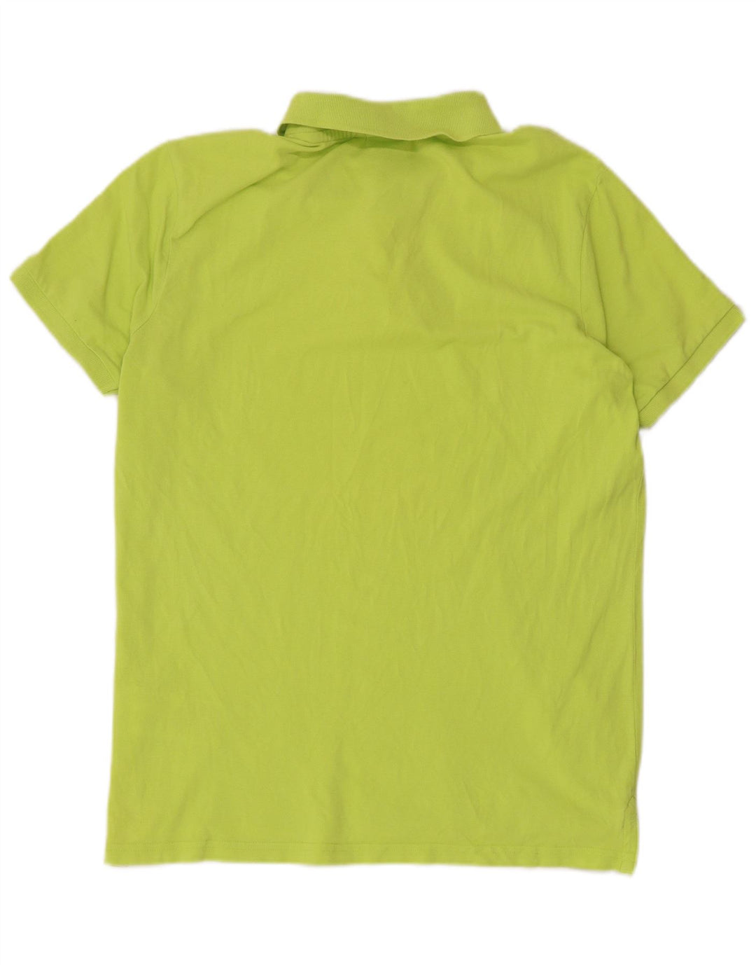 DIADORA Mens Polo Shirt Large Green Cotton