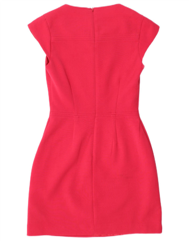 WAREHOUSE Womens Sheath Dress UK 6 XS Red Polyester