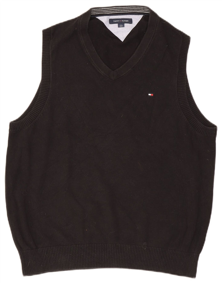 Tommy Hilfiger Mens Vest Tank Top Medium Black