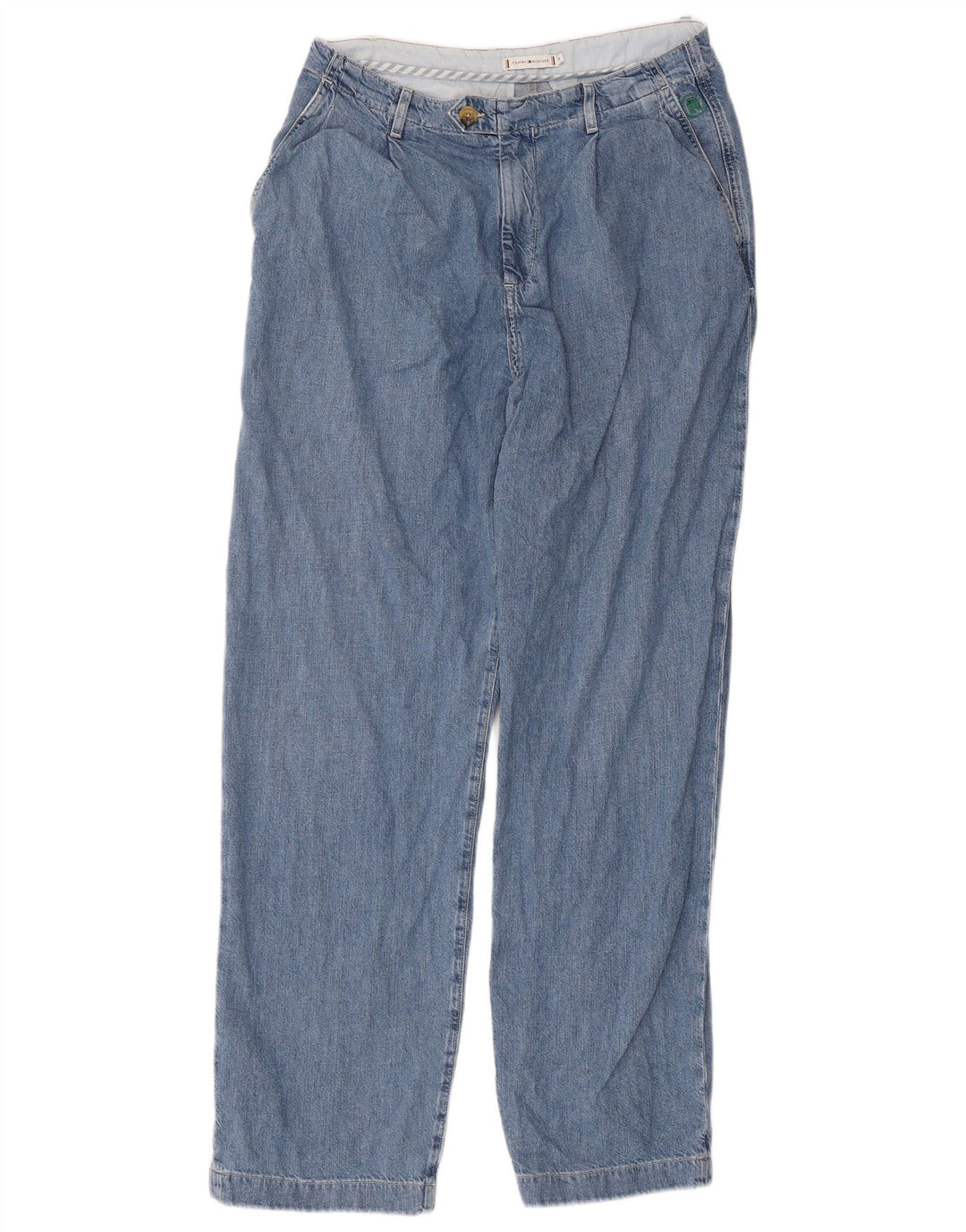 TOMMY HILFIGER Womens Straight Jeans EU 38 Medium W32 L31 Blue Cotton