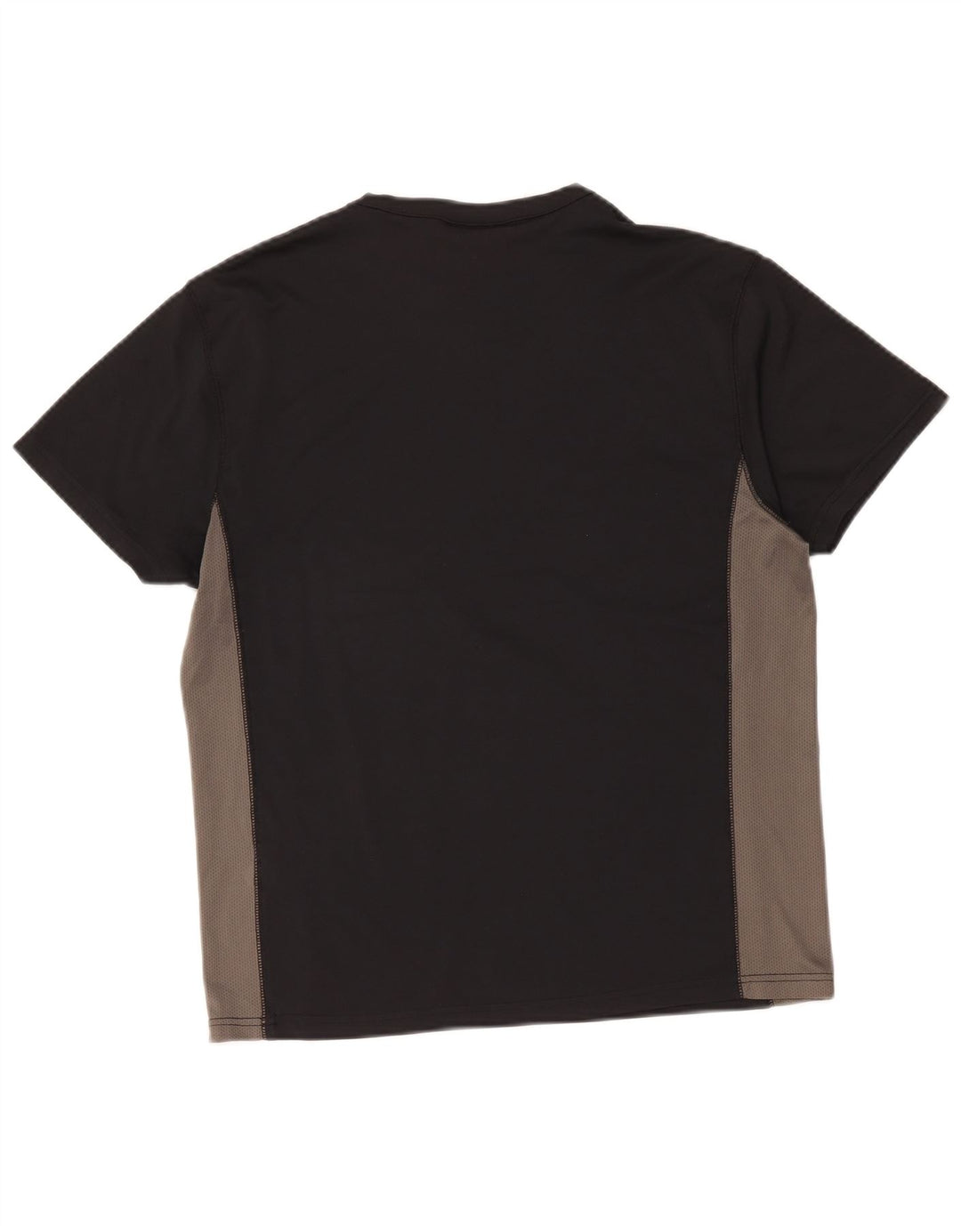 Reebok Mens T-Shirt Top Medium Black Colourblock