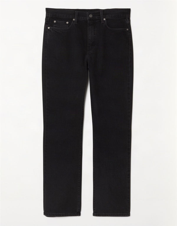 Levi's Mens 527 Bootcut Jeans W33 L34 Black Cotton