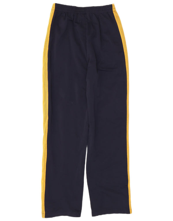 PUMA Boys Tracksuit Trousers 13-14 Years XL Navy Blue Colourblock