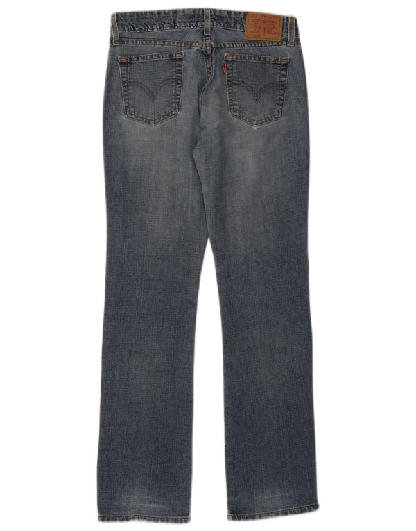 Levi's Womens 518 Super Low Bootcut Jeans US 3 Small W28 L30 Blue Cotton