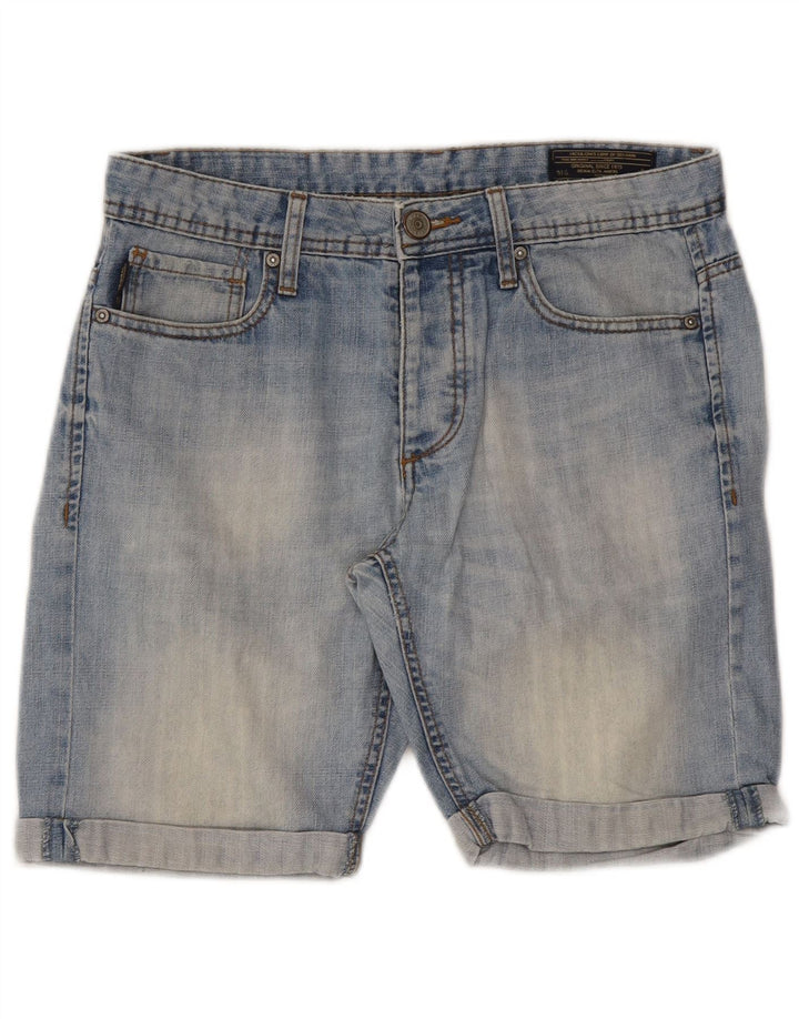 Jack & Jones Mens Denim Shorts W32 Medium Blue