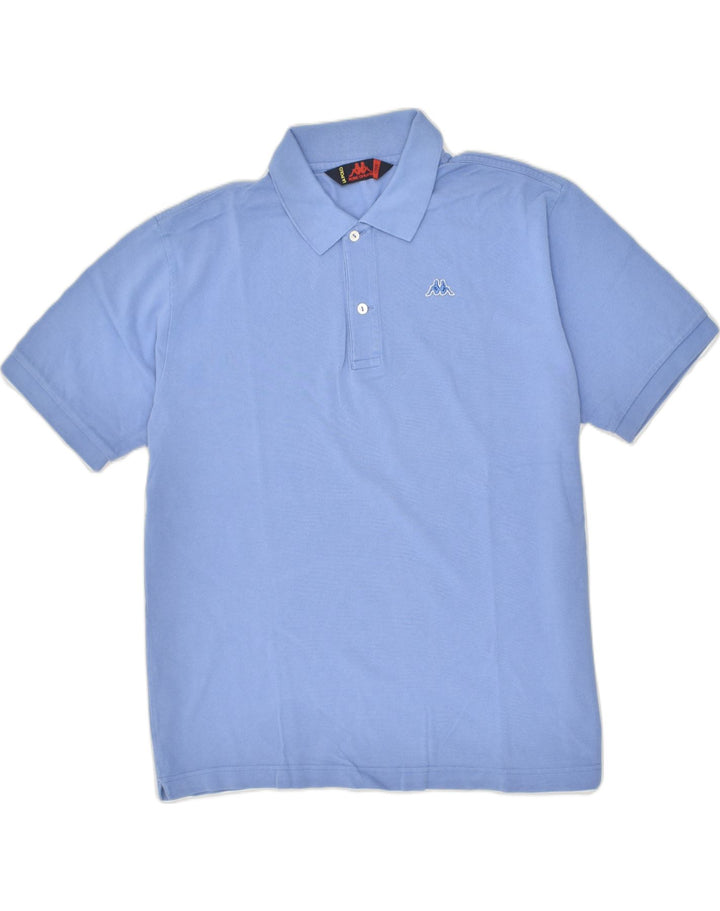 KAPPA Mens Polo Shirt Large Blue Cotton | Vintage Kappa | Thrift | Second-Hand Kappa | Used Clothing | Messina Hembry 