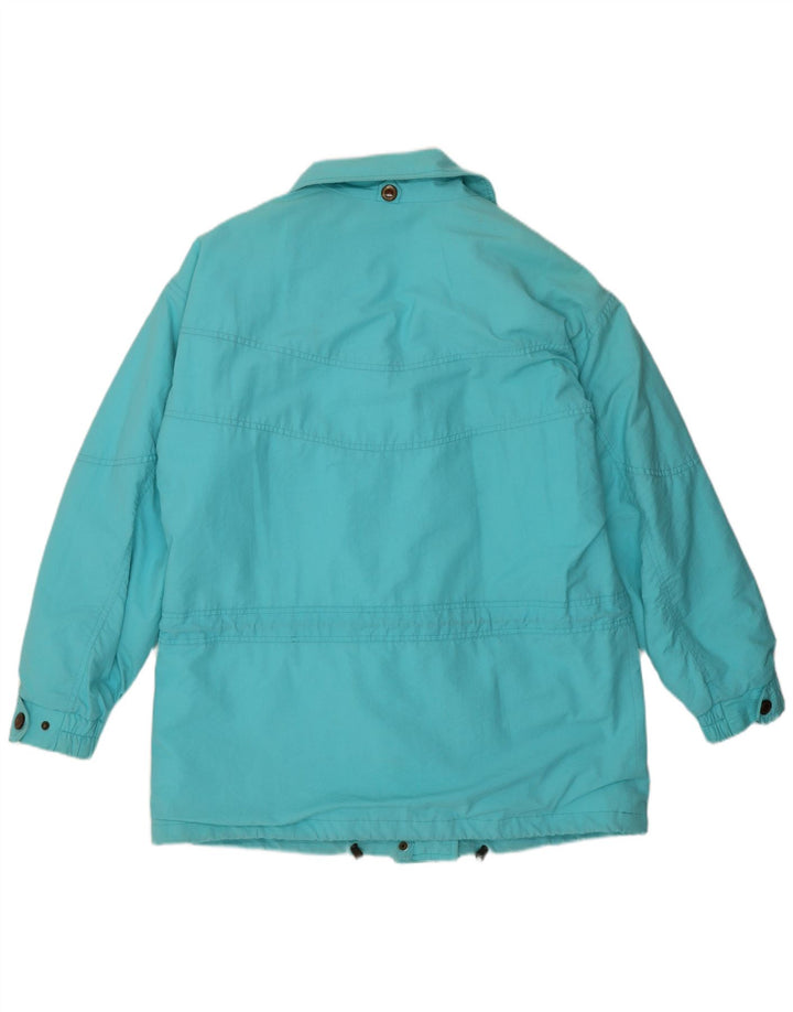 CRESTA Womens Gore-Tex Oversized Ski Jacket EU 40 Medium Turquoise Cotton