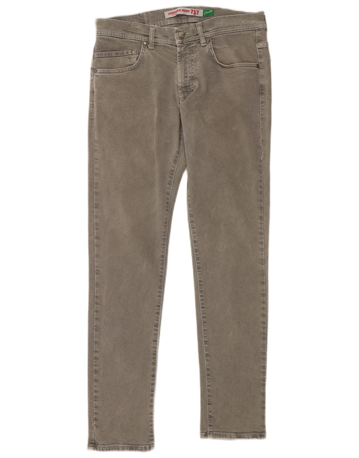 CARRERA Mens 717 Slim Jeans IT 48 Medium W33 L32 Grey Cotton