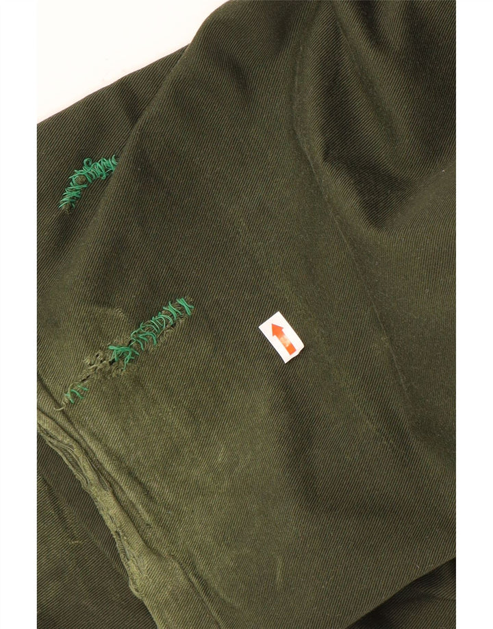 Dickies Mens Straight Cargo Trousers W44 L31 Green Polyester