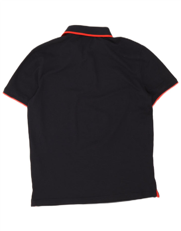 Champion Mens Polo Shirt Medium Navy Blue Cotton