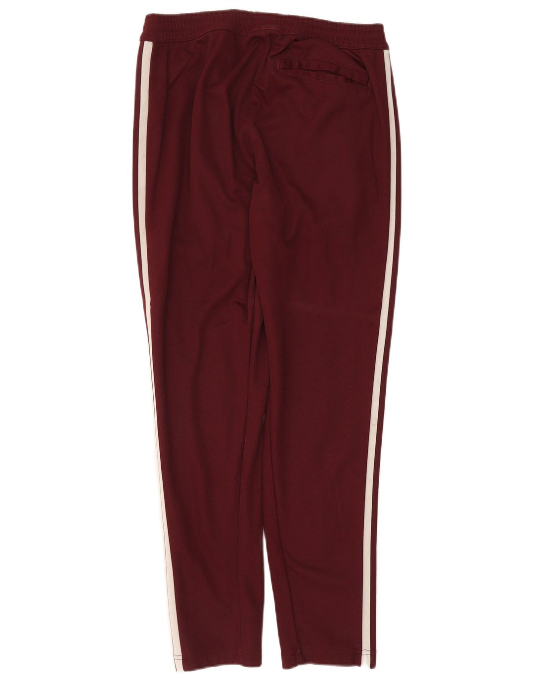 Adidas Mens Tracksuit Trousers Medium Burgundy Cotton