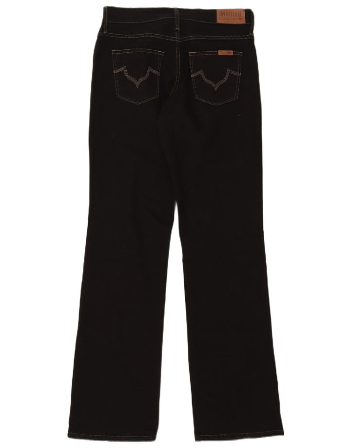 Mustang Mens Bootcut Jeans W32 L32 Black